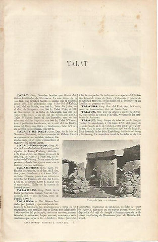 LAMINA ESPASA 6375: Dolmen de Talaty de Dalt Menorca