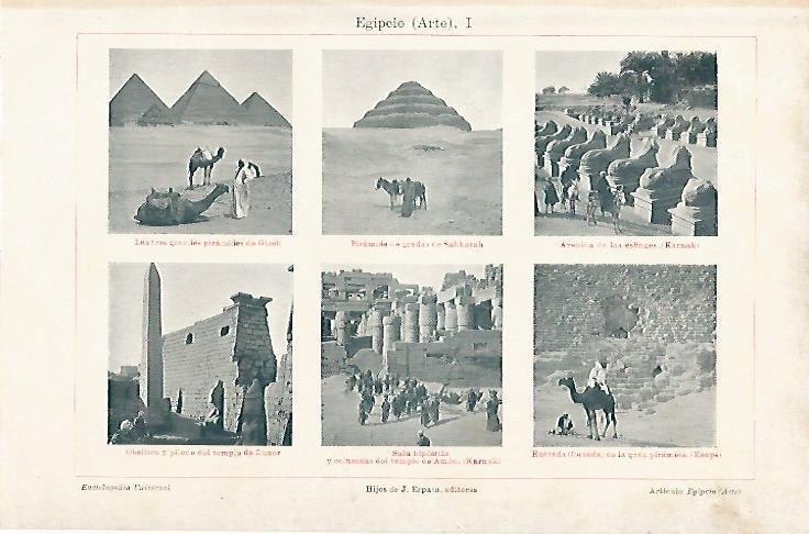 LAMINA ESPASA 6791: Arte de Egipto
