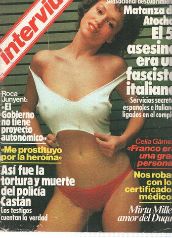 Revista: INTERVIU, Numero 0417: MIRTA MILLER, amor del Duque (Zeta 1984)