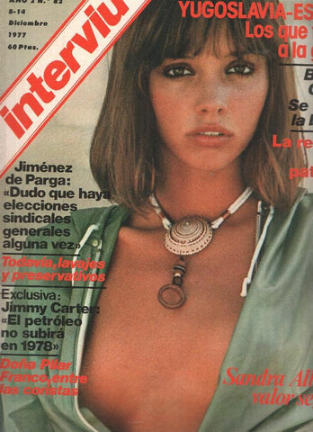 Revista: INTERVIU, Numero 0082: SANDRA ALBERTI, valor seguro (Zeta 1977)
