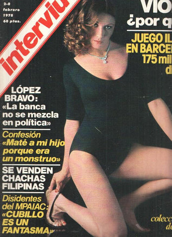 Revista: INTERVIU, Numero 0090: SONIA GIL, coleccionista de amor (Zeta 1978)
