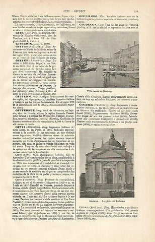 LAMINA ESPASA 2113: Vistas de Giudecca Italia