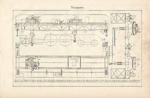 LAMINA ESPASA 11132: Grua de locomotora