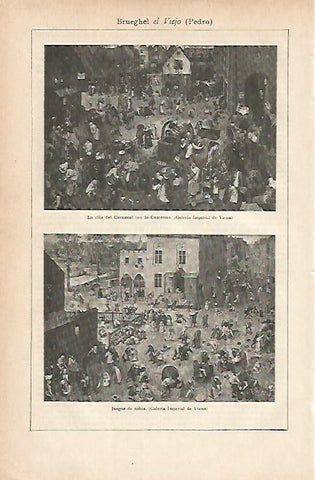 LAMINA ESPASA 11794: Obras de Brueghel el Viejo
