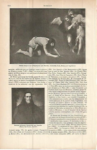 LAMINA ESPASA 10786: Cristo despues de la flagelacion por Murillo