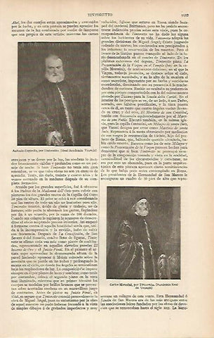 LAMINA ESPASA 8484: Retratos de Antonio Cappello y Carlos Morosini por Tintoretto