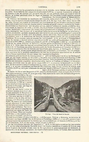 LAMINA ESPASA 20257: Canal de Baudak en Noruega