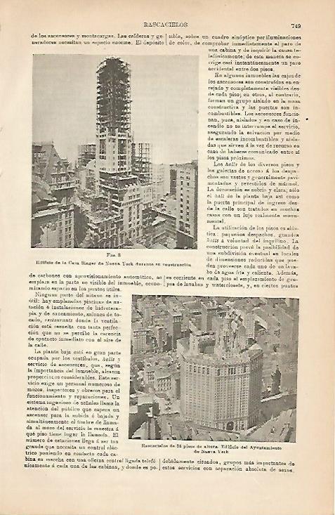 LAMINA ESPASA 5067: Casa Singer en Nueva York
