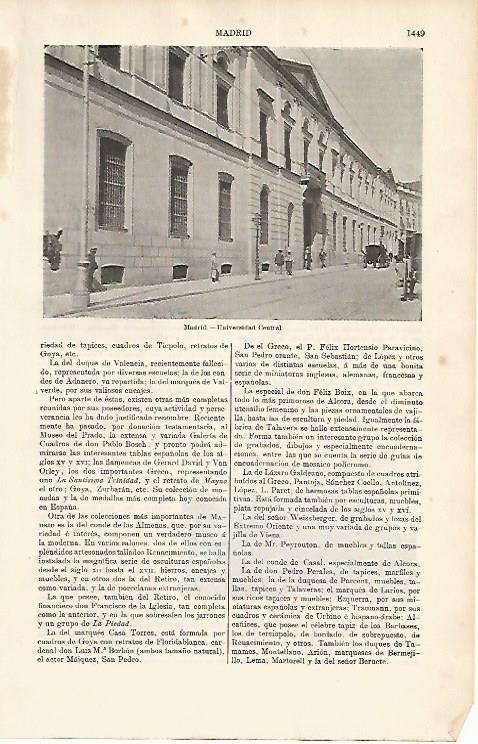 LAMINA ESPASA 1706: Universidad Central Madrid