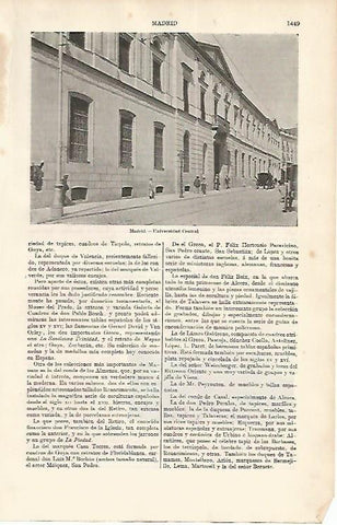 LAMINA ESPASA 1706: Universidad Central Madrid
