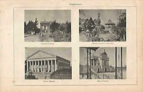 LAMINA ESPASA 2248: Monumentos de Guatemala