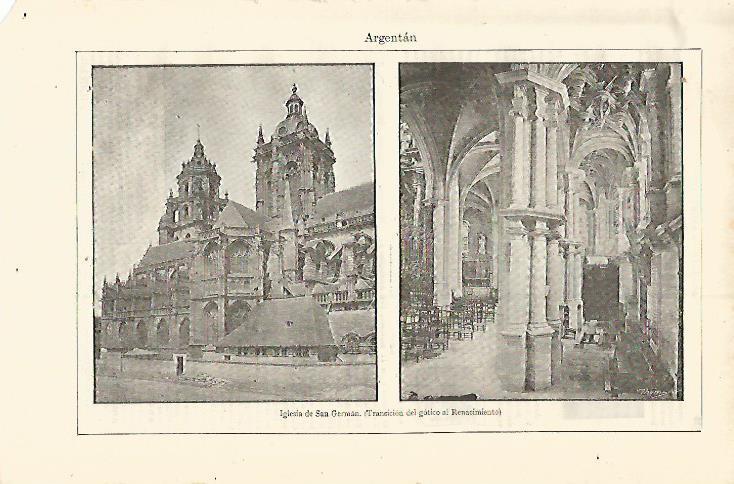 LAMINA ESPASA 12755: Iglesia de San German en Argentan Francia