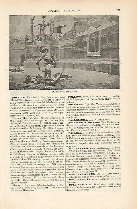 LAMINA ESPASA 10460: Pollice verso por Gerome