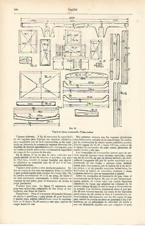 LAMINA ESPASA 4679: Vagon de chapa estampada