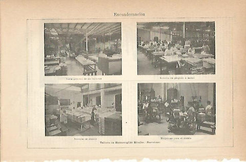 LAMINA ESPASA 6910: Talleres de Hermenegildo Miralles en Barcelona