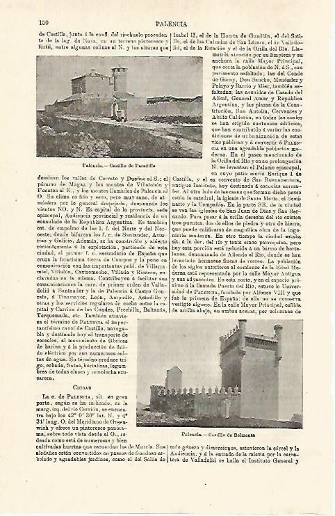LAMINA ESPASA 24257: Castillo de Paradilla en Palencia