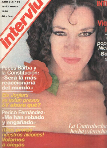 Revista: INTERVIU, Numero 0096: La CONTRAHECHA, hecha y derecha (Zeta 1978)