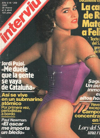 Revista: INTERVIU, Numero 0359: LORY DEL SANTO, una ricura (Zeta 1983)