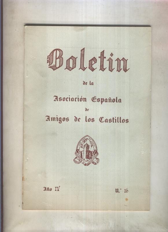 Boletin de la Asociacion Española de Amigos de los Castillos numero 016 (1957)