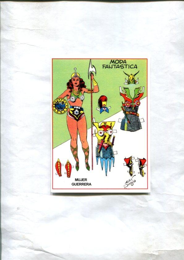 Postal / Postcard: El Boletin serie 5 numero 06: Moda Fantastica: Mujer Guerrera, serie Flash Gordon