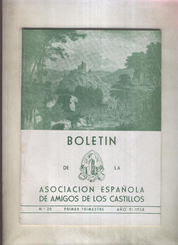 Boletin de la Asociacion Española de Amigos de los Castillos numero 020 (1958)