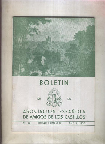 Boletin de la Asociacion Española de Amigos de los Castillos numero 020 (1958)