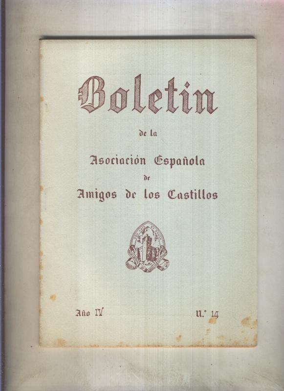 Boletin de la Asociacion Española de Amigos de los Castillos numero 014 (1956)