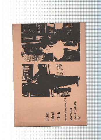 Film ideal club boletin informativo numero 03, enero-febrero 1971