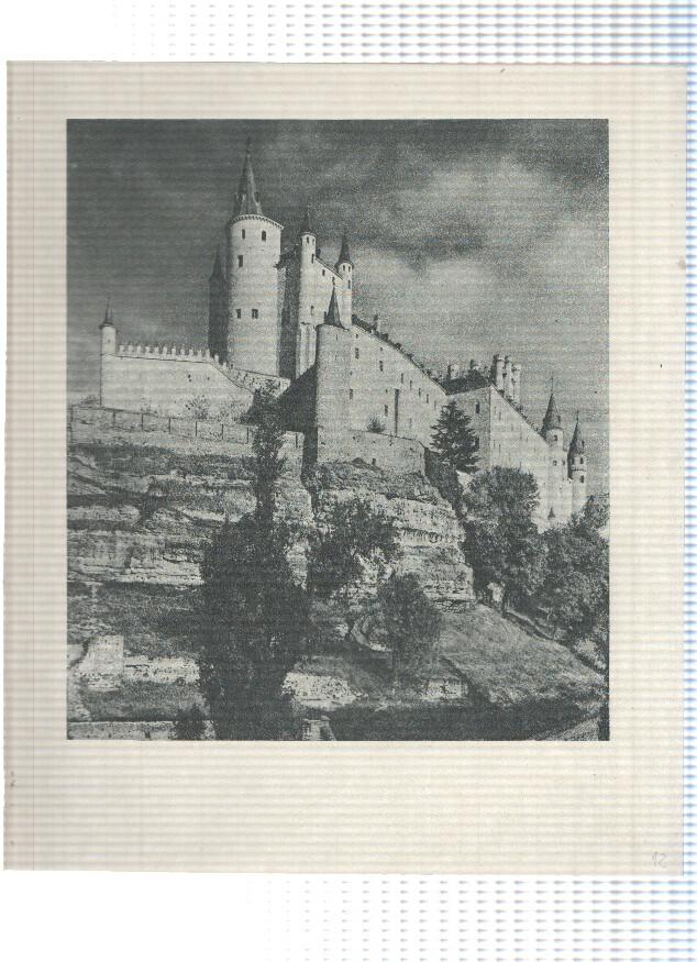 Lamina: El Alcazar de Segovia