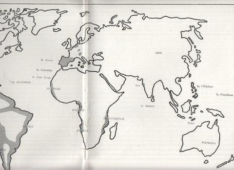 Lamina: Mapa del Imperio Español  en la epoca de Felipe II