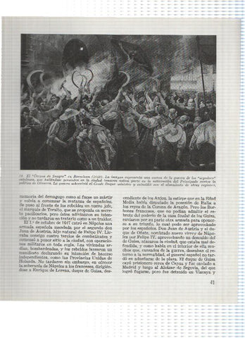 Lamina: El Corpus de Sangre en Barcelona en 1640 y Socorro de Lerida en 1649