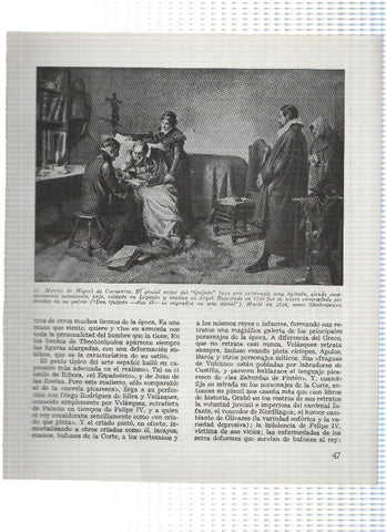 Lamina: Muerte de Miguel de Cervantes