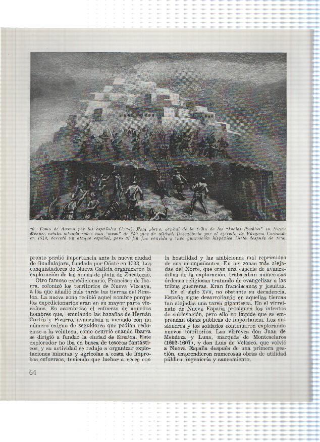 Lamina: El sitio de Barcelona en 1693 por los franceses y Toma de Acoma en 1598