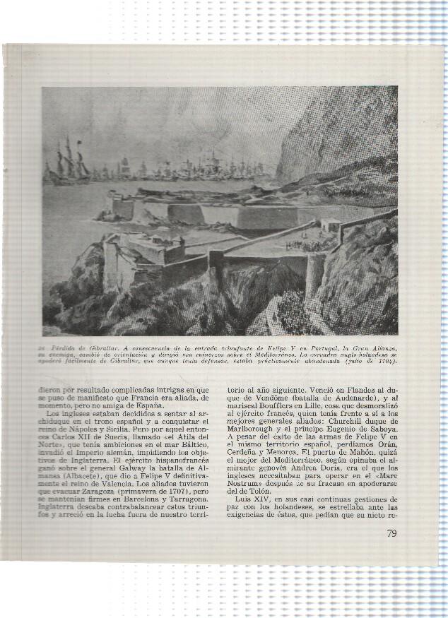 Lamina: Perdida de Gibraltar y Batalla de Almansa