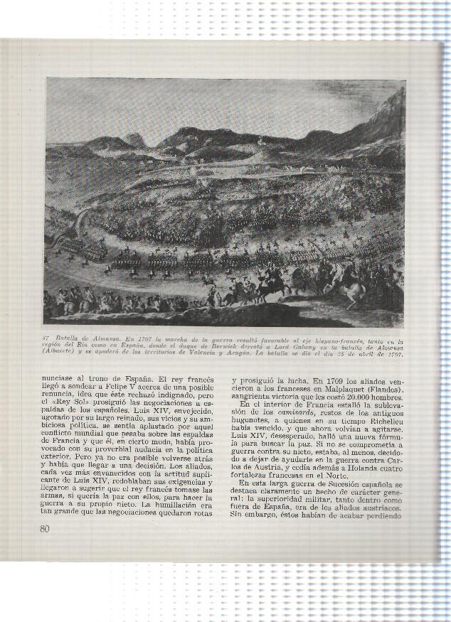 Lamina: Perdida de Gibraltar y Batalla de Almansa