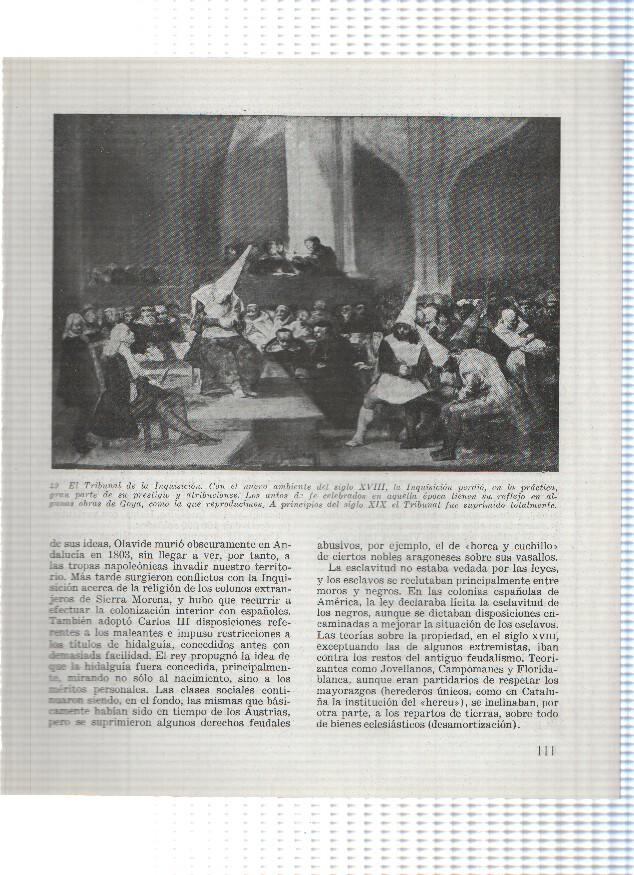 Lamina: El tribunal de la Inquisicion