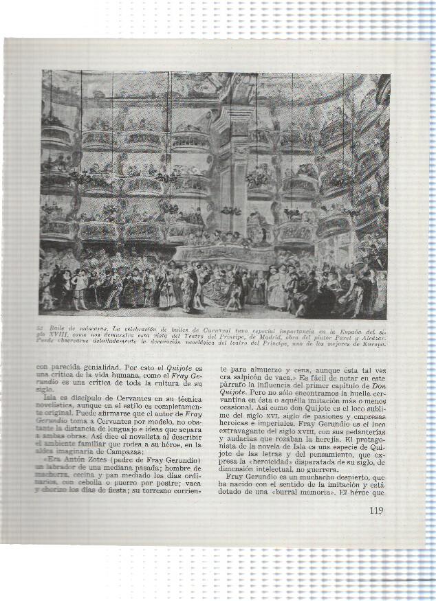 Lamina: Baile de Mascaras en el carvanal
