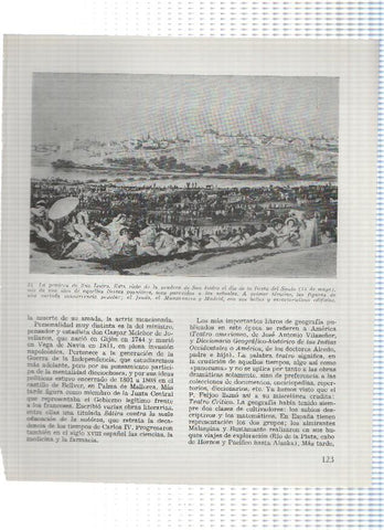Lamina: La pradera de San Isidro y El Palacio Real de Madrid