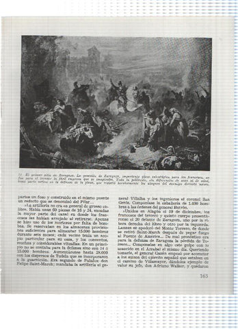 Lamina: El primer sitio de Zaragoza