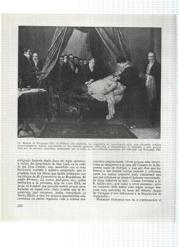 Lamina:  Fusilamiento de Torrijos y Muerte de Fernando VII
