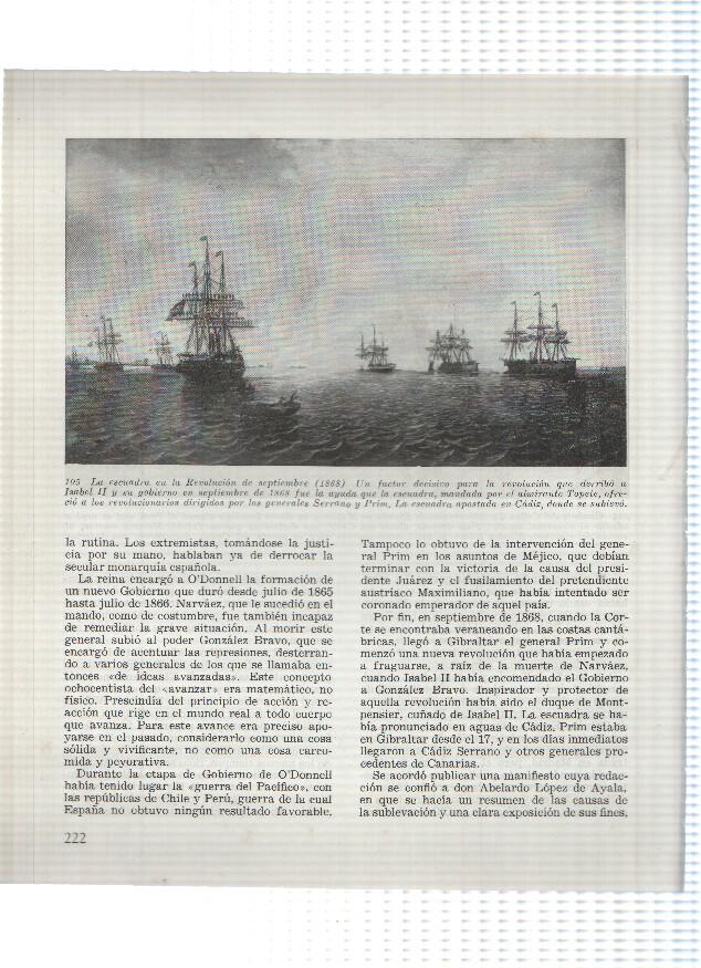 Lamina: Combate del Callao y La escuadra en la revolucion de septiembre 1868