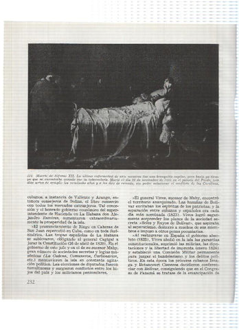 Lamina: Muerte de Alfonso XII