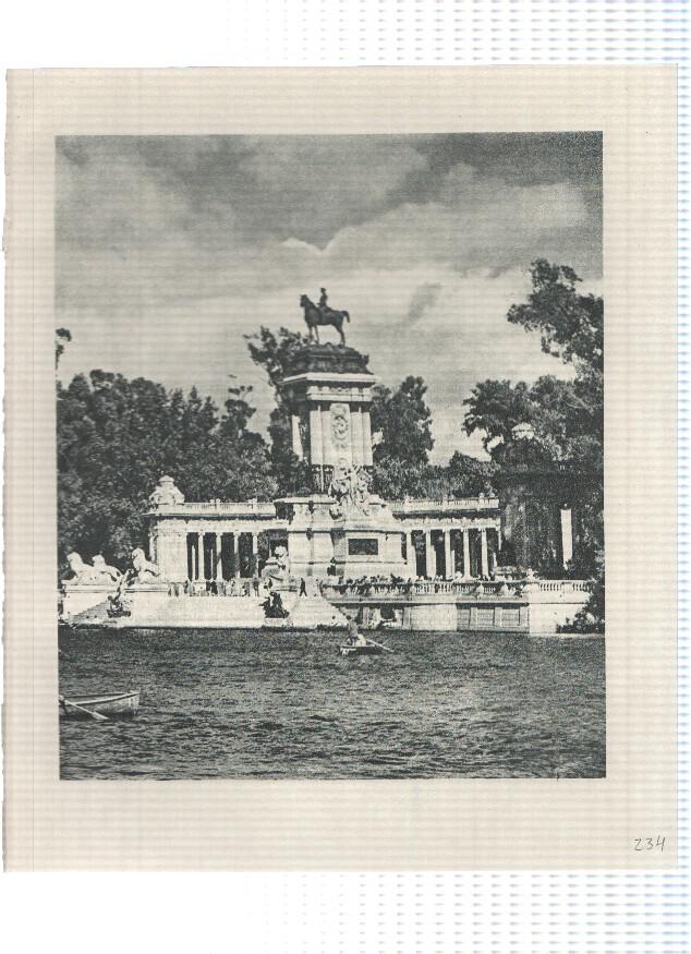 Lamina: Monumento a Alfonso XII en Madrid