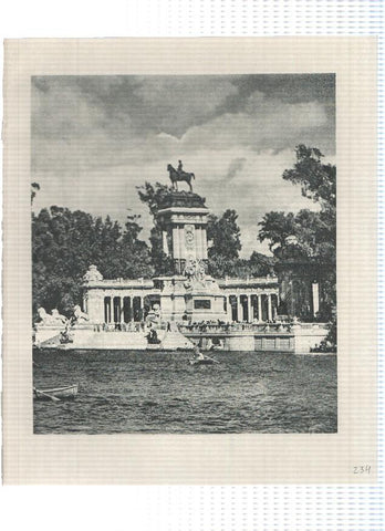 Lamina: Monumento a Alfonso XII en Madrid