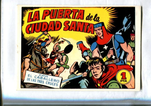 Facsimil: El Caballero de las Tres Cruces numero 03: la puerta de la ciudad santa
