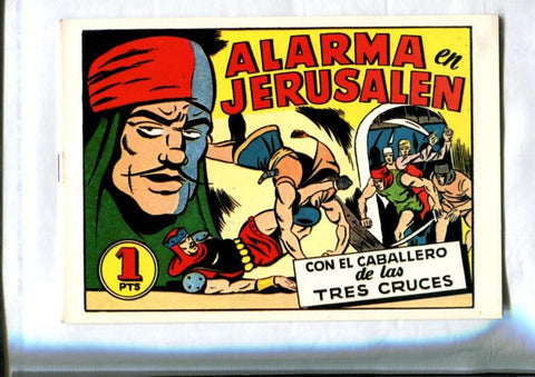 Facsimil: El Caballero de las Tres Cruces numero 05: Alarma en Jerusalen