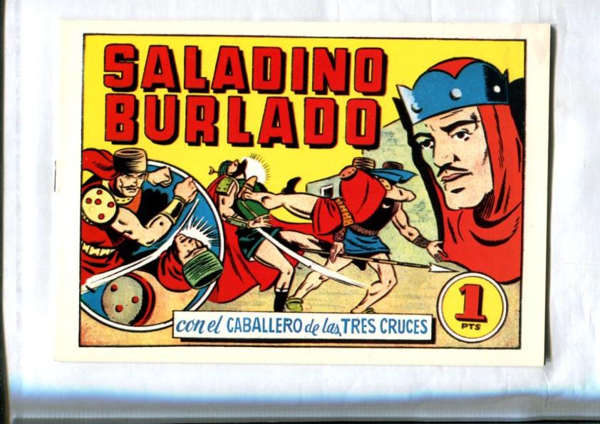 Facsimil: El Caballero de las Tres Cruces numero 07: Saladino burlado