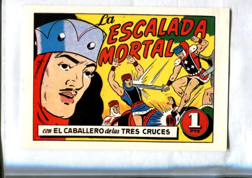 Facsimil: El Caballero de las Tres Cruces numero 10: La escalada mortal