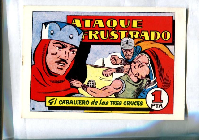 Facsimil: El Caballero de las Tres Cruces numero 16: Ataque frustrado