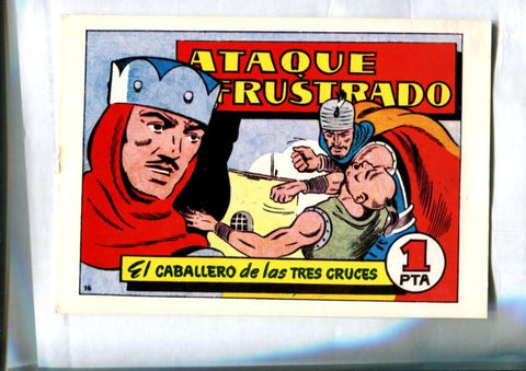 Facsimil: El Caballero de las Tres Cruces numero 16: Ataque frustrado